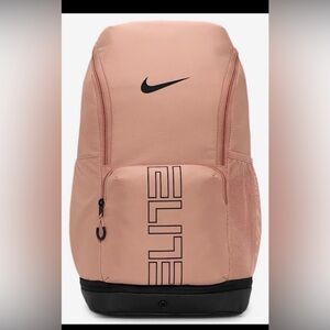 Nike Varsity Elite Backpack (32L) Rose Gold Black HM9965 688 NWT